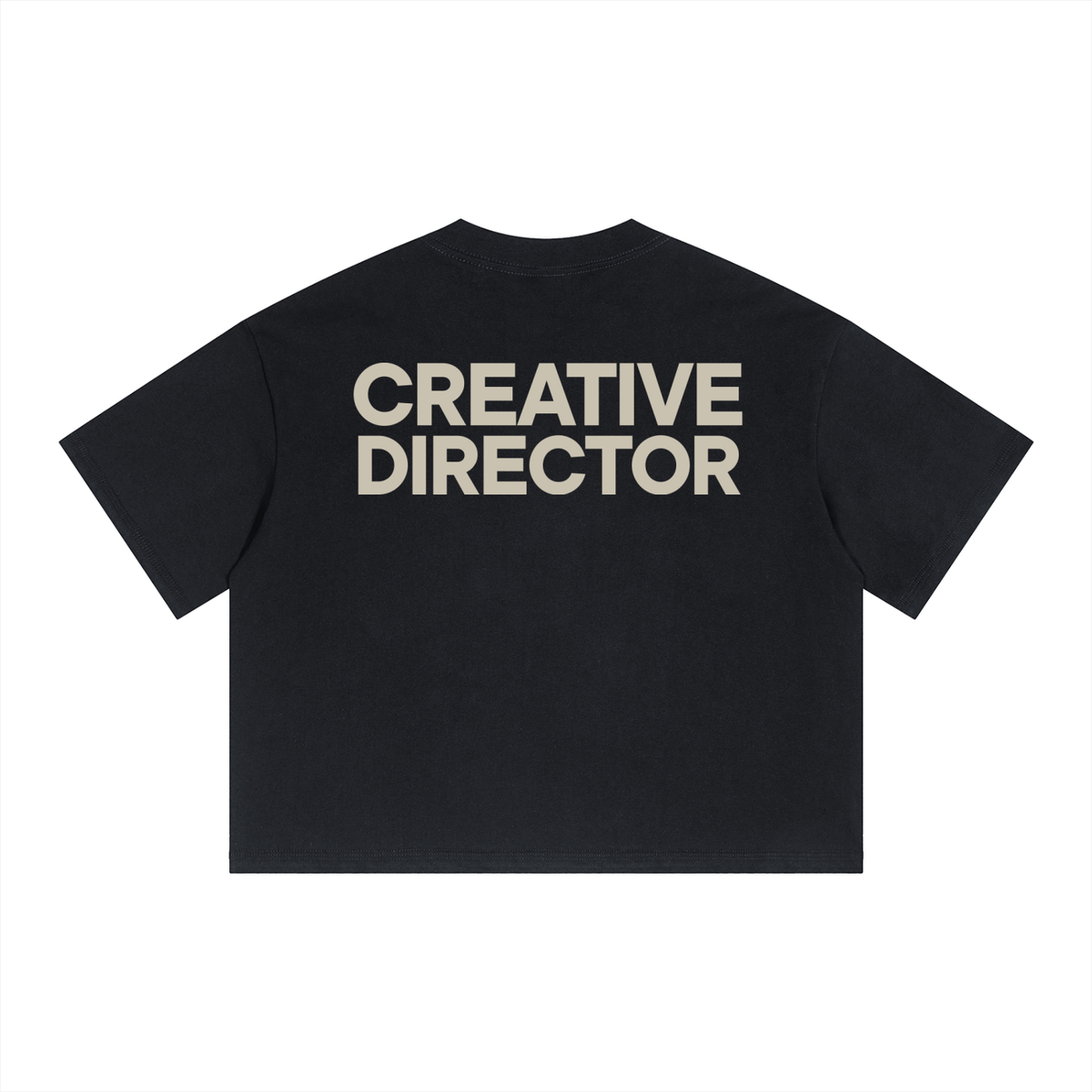 Boxy Crop T-Shirt "CREATIVE DIRECTOR"