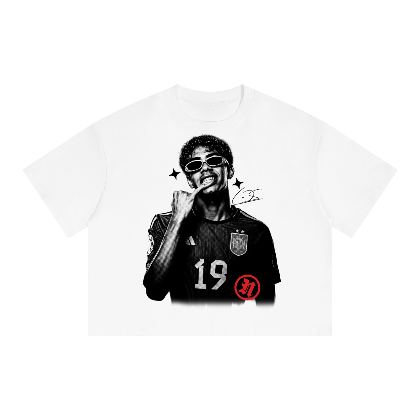 Boxy Crop T-Shirt "LAMINE"