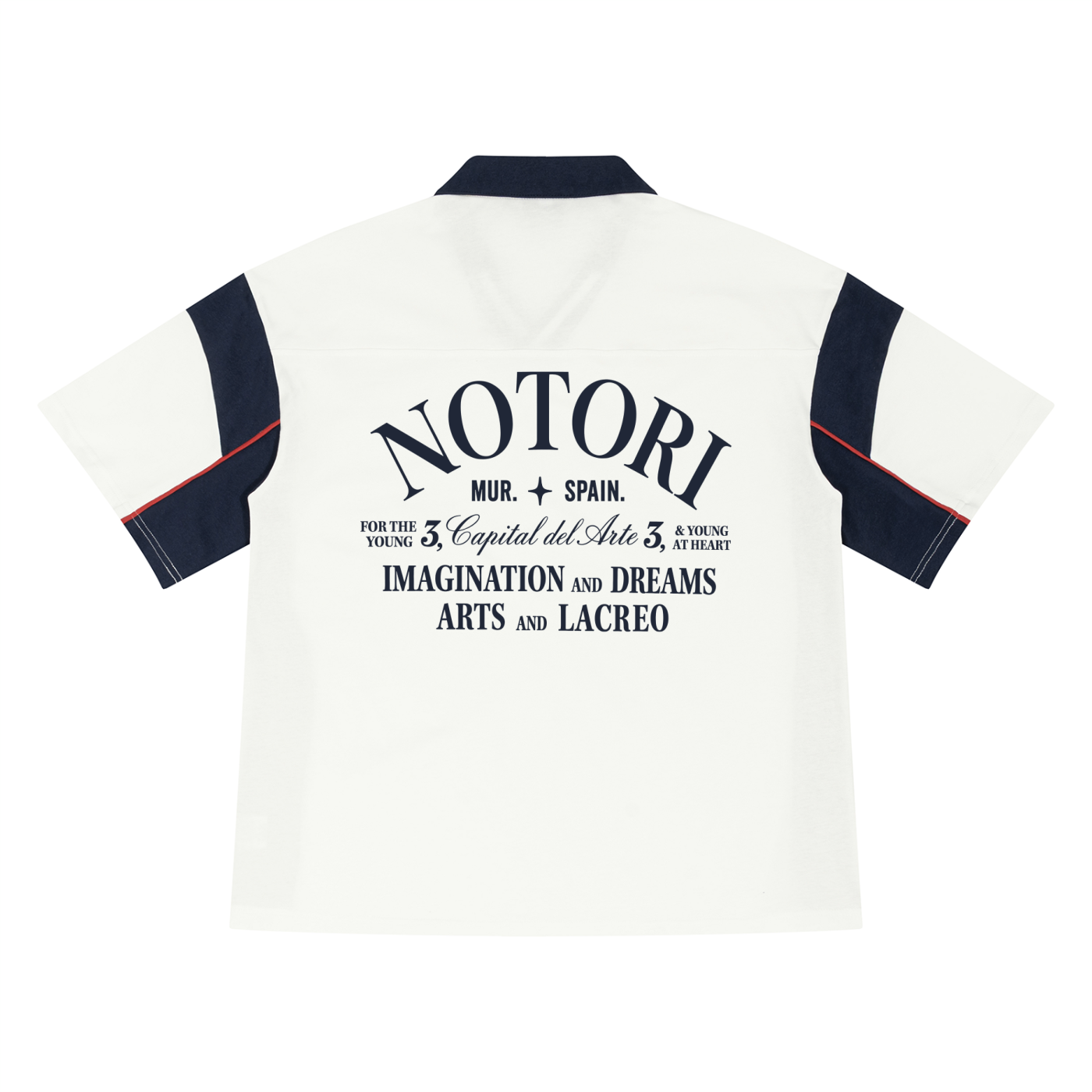 Boxy Polo Shirt "CAPITAL DEL ARTE"