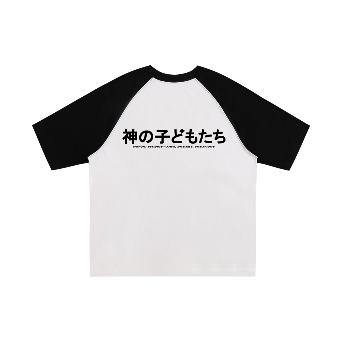 Color-Blocked Raglan Sleeve T-Shirt