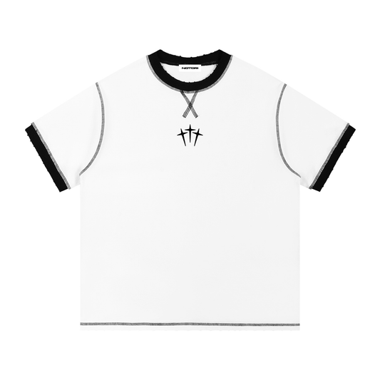 Contrast-Stitched T-Shirt