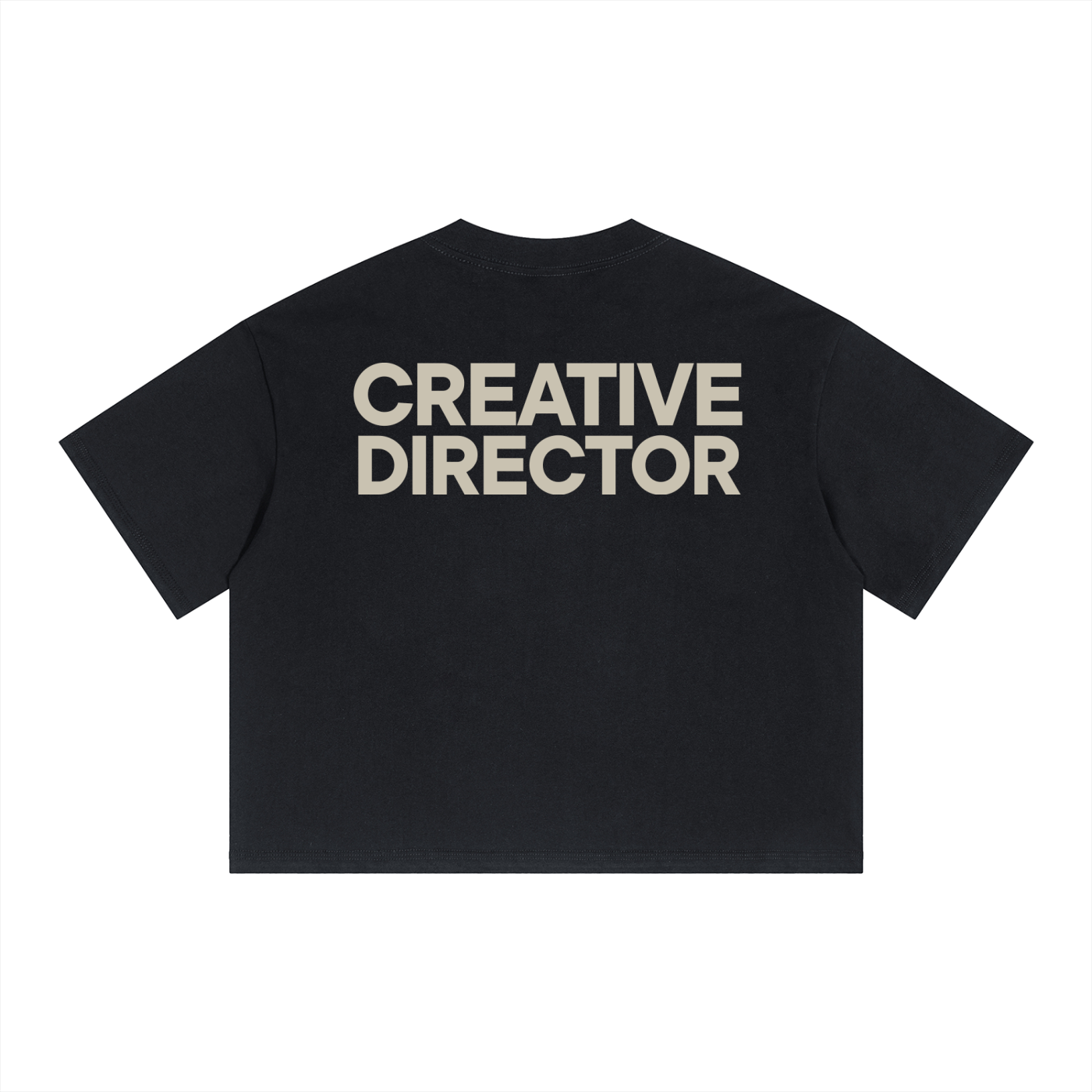 Boxy Crop T-Shirt "CREATIVE DIRECTOR"