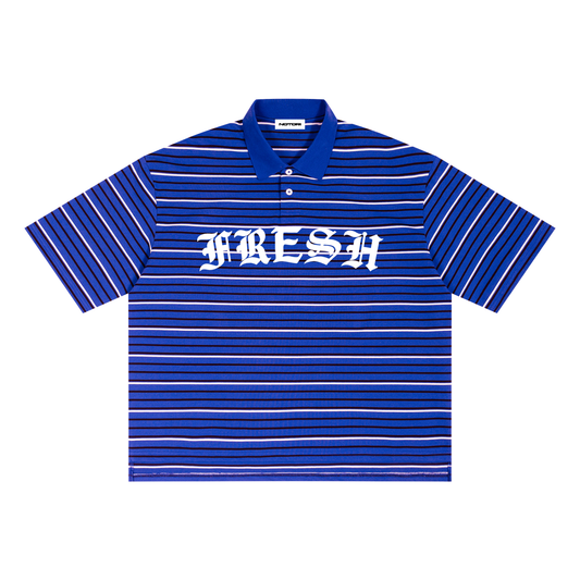 Boxy Polo Shirt "FRESH"