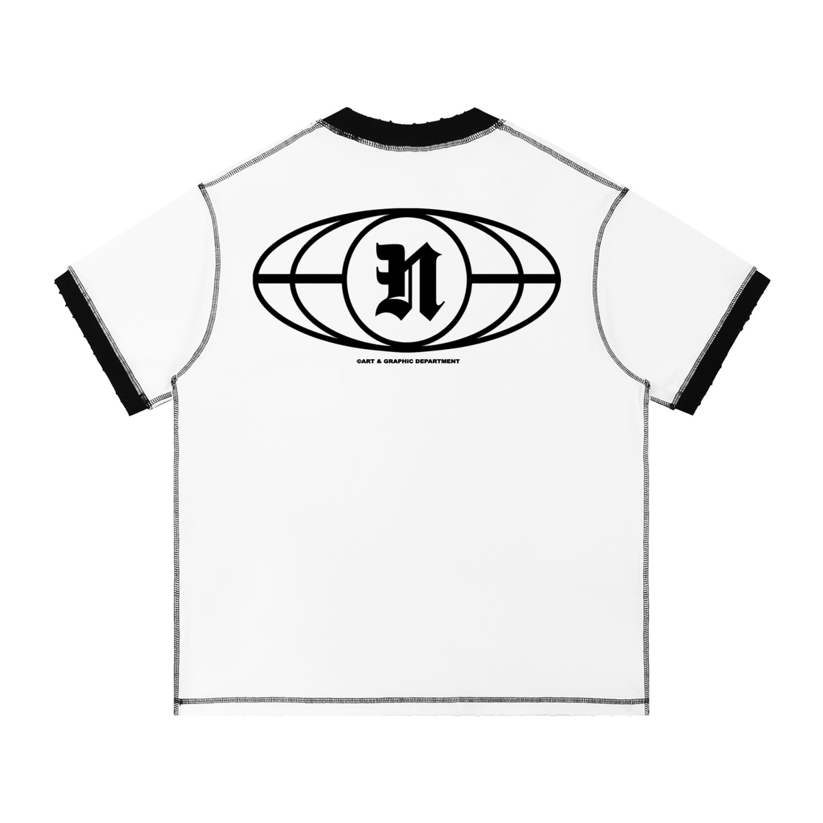 Contrast-Stitched T-Shirt