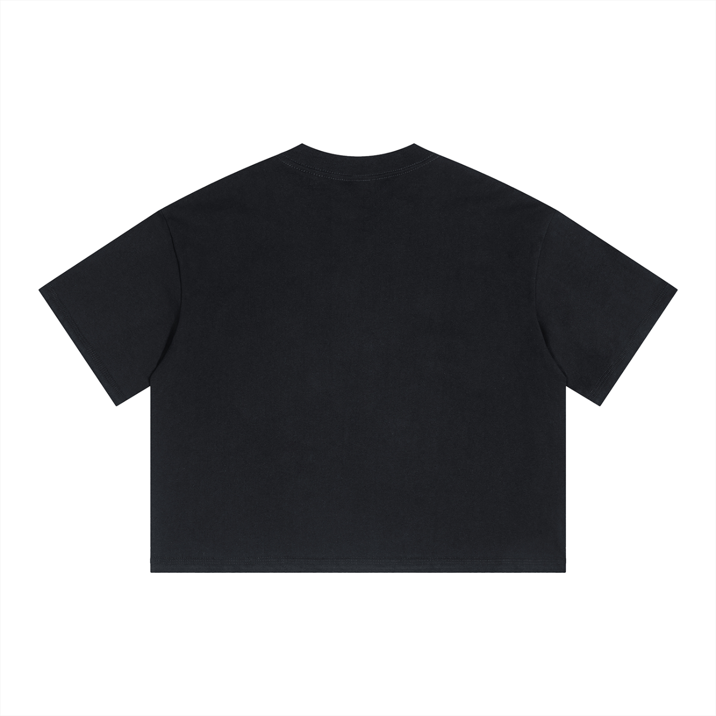 Boxy Crop T-Shirt "BORN TO WIN"