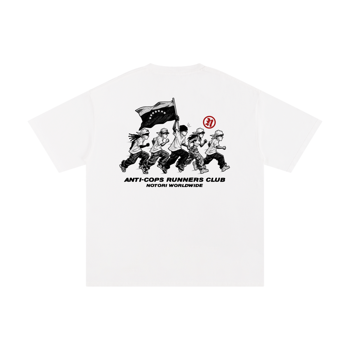 T SHIRT ANTI COPS RUNNERS