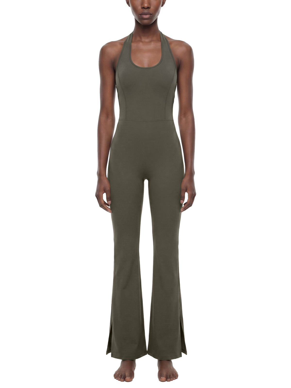 Women’s Halter Flared Jumpsuit