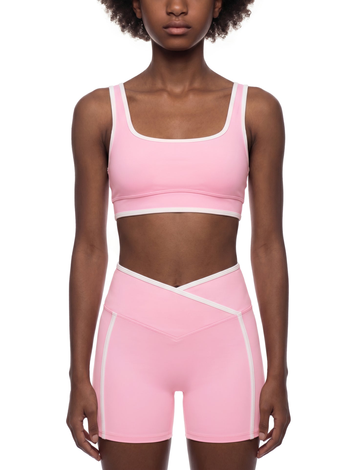 Women's Color Block Yoga Sports Bra
